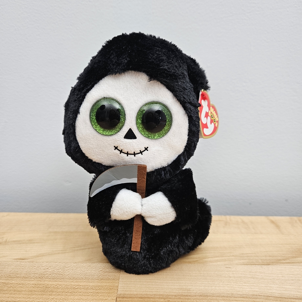 Ty Beanie Boos GRIMM the Halloween Ghost Sickle 6" NWT